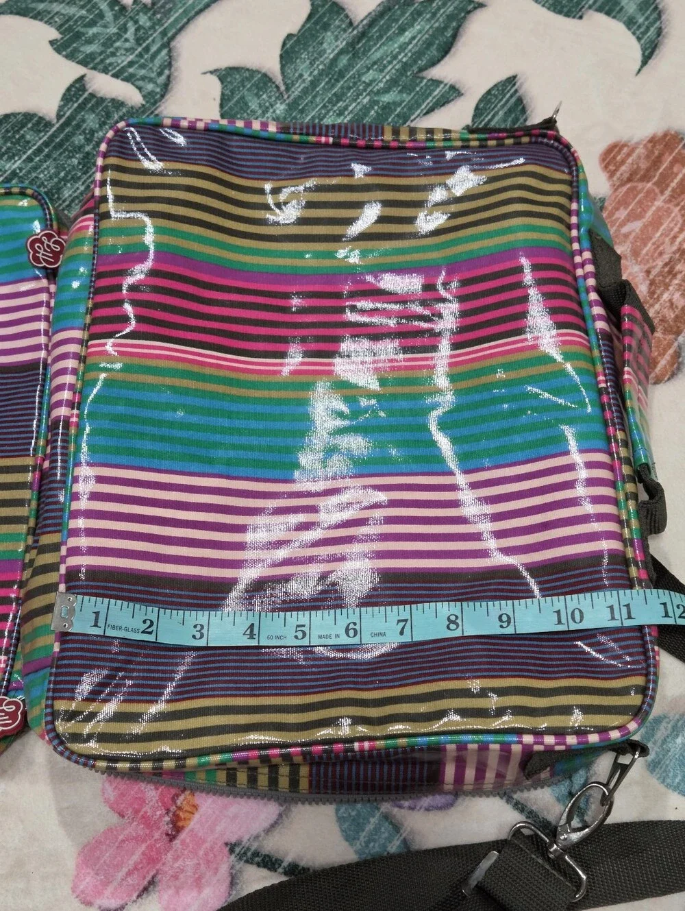 Lou Harvey Multi Stripe Laptop Bag